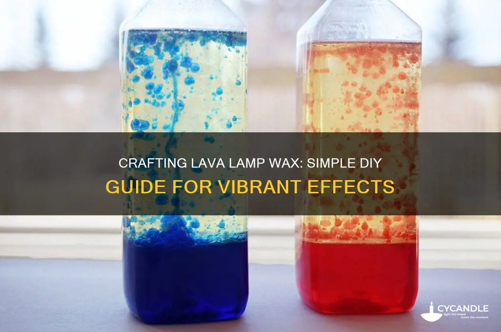 how do you make wax for a lava lamp