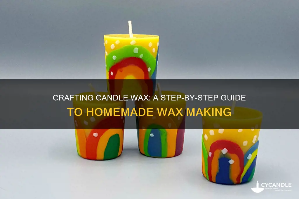 how do you make wax for candles