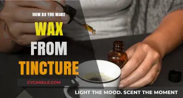Transforming Tincture into Wax: A Simple DIY Guide for Beginners