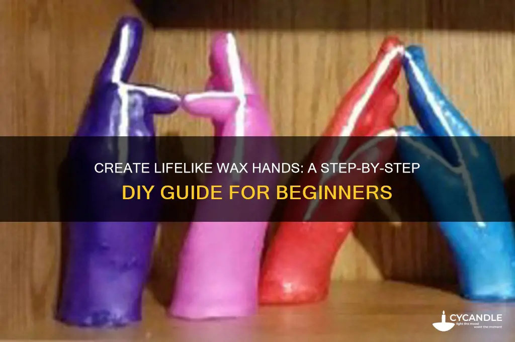 how do you make wax hands