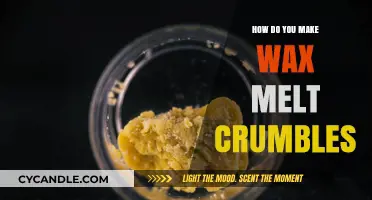 Easy DIY Wax Melt Crumbles: Crafting Aromatic Home Fragrance