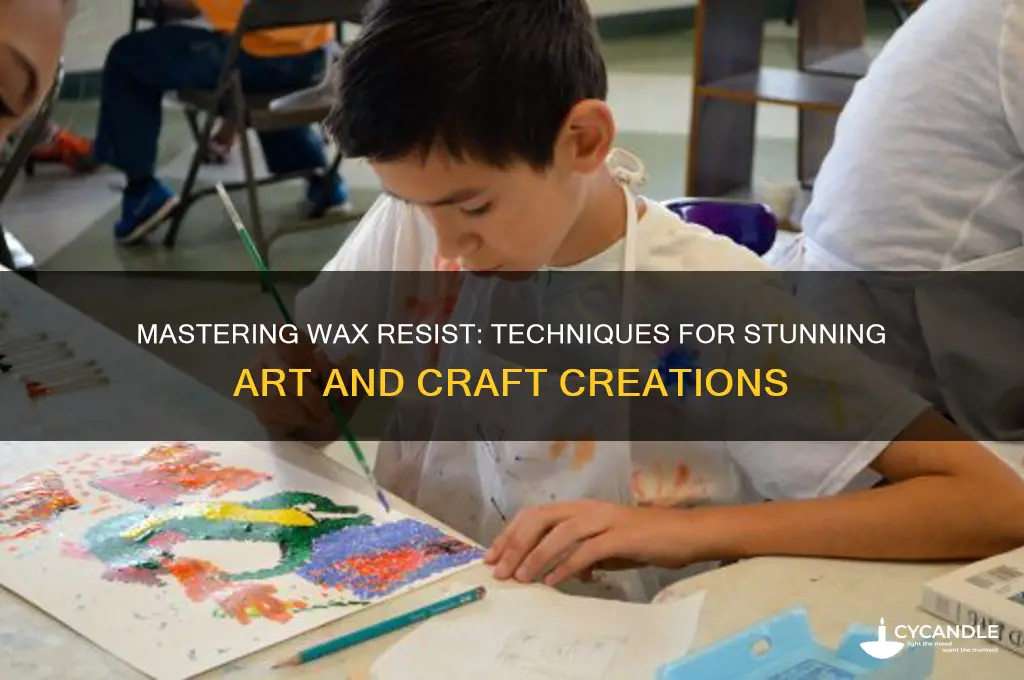 how do you make wax resist