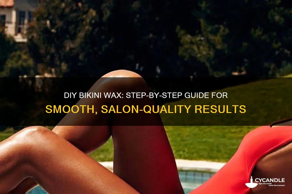 how do you make your own bikini wax
