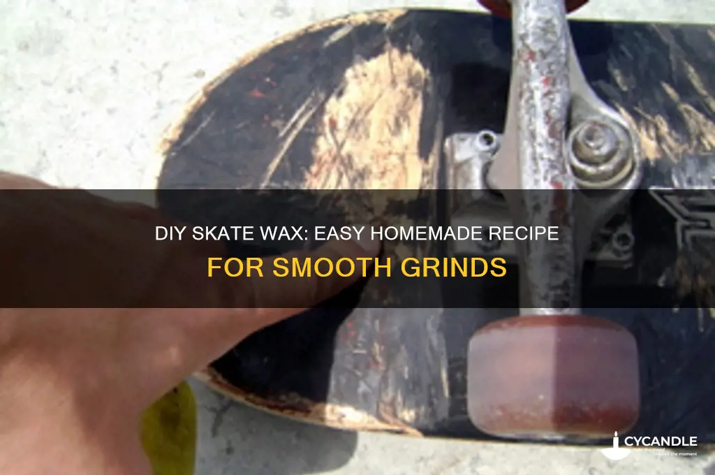 how do you make your own skate wax