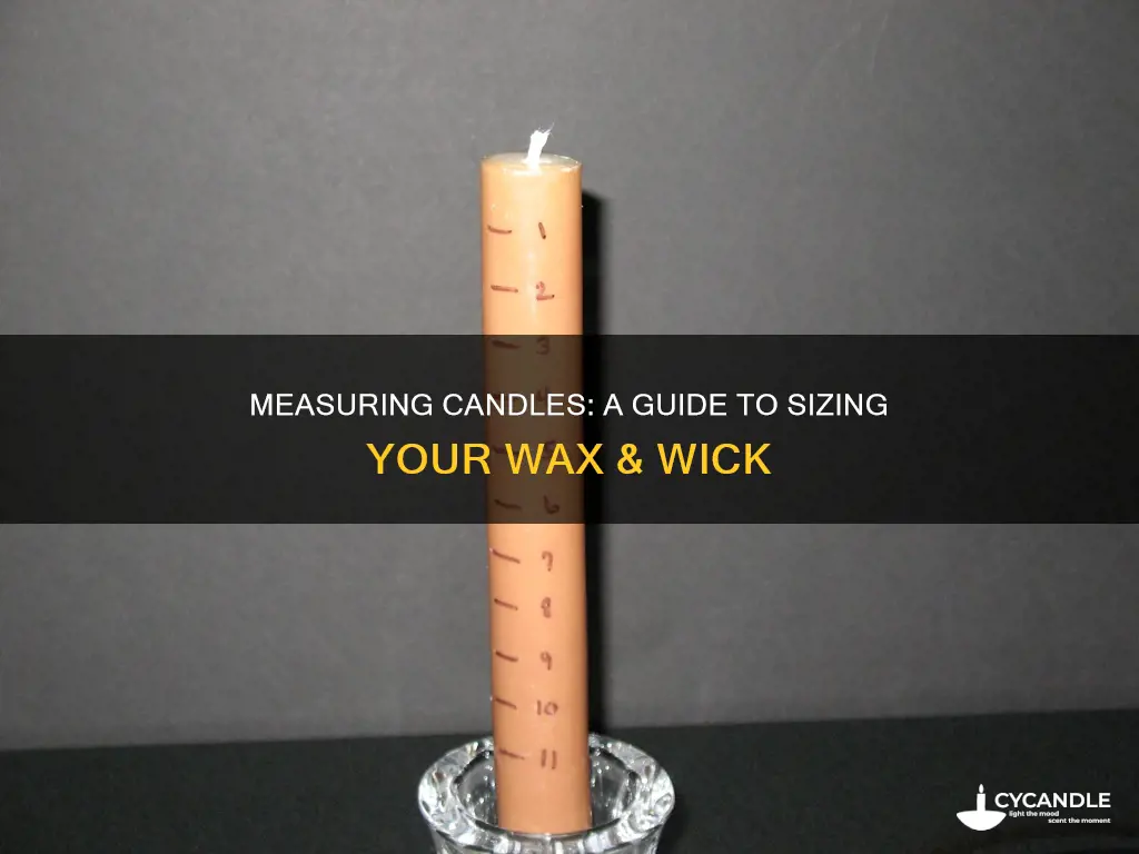 how do you measure candles