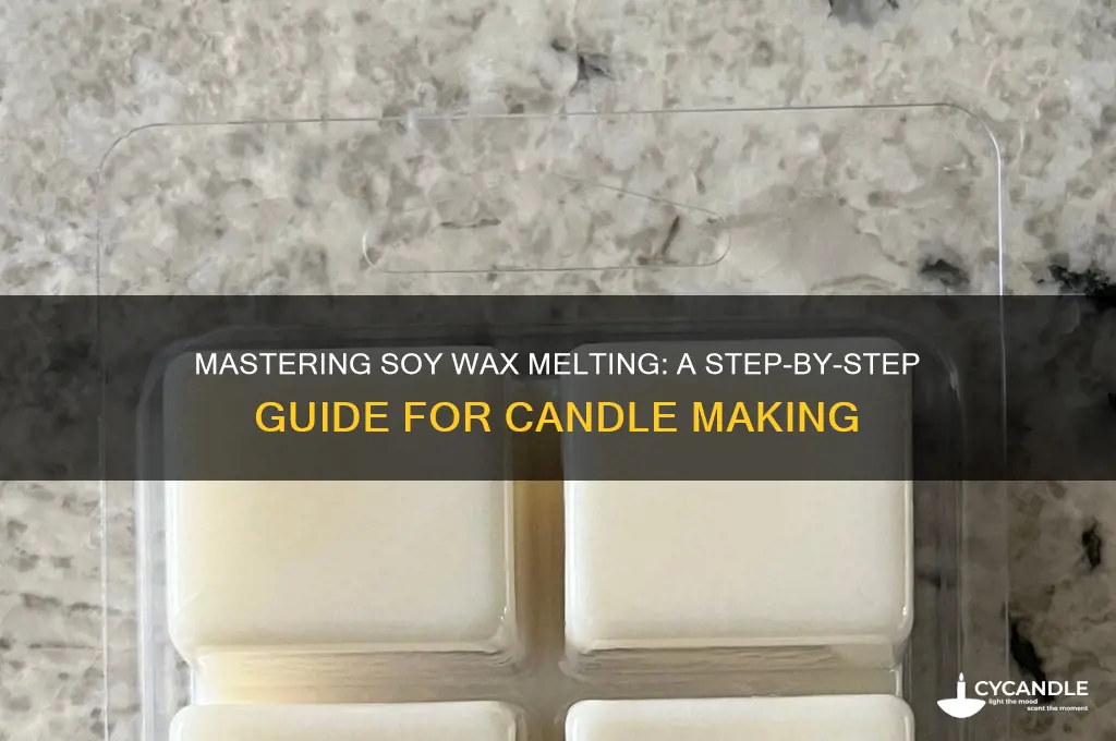 how do you melt soy wax for candles
