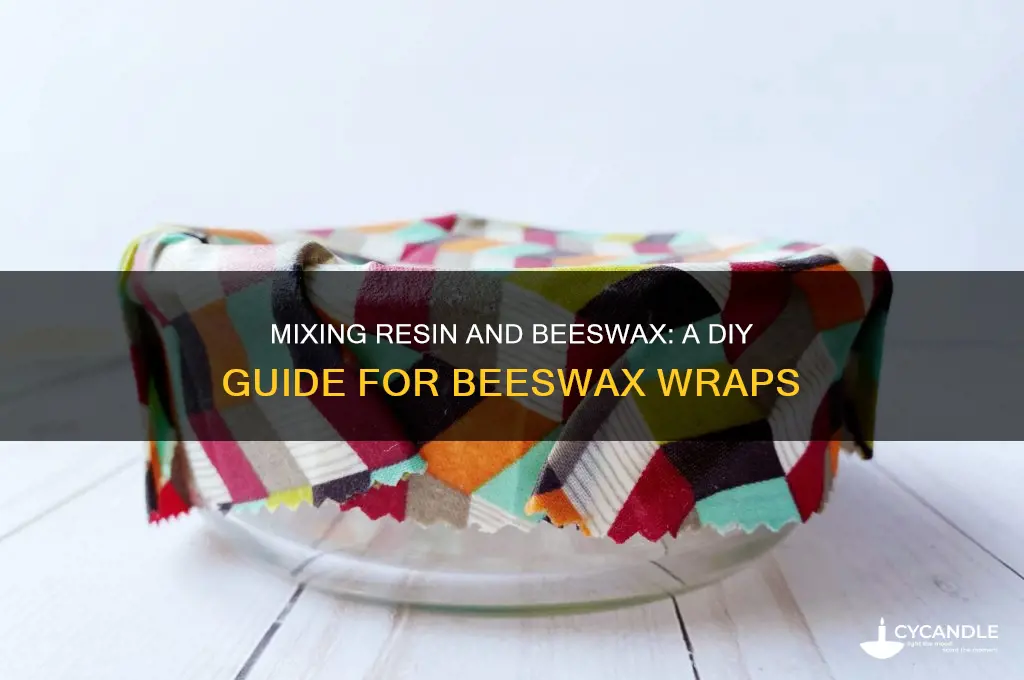 how do you mix resin with beeswax for beeswax wrap
