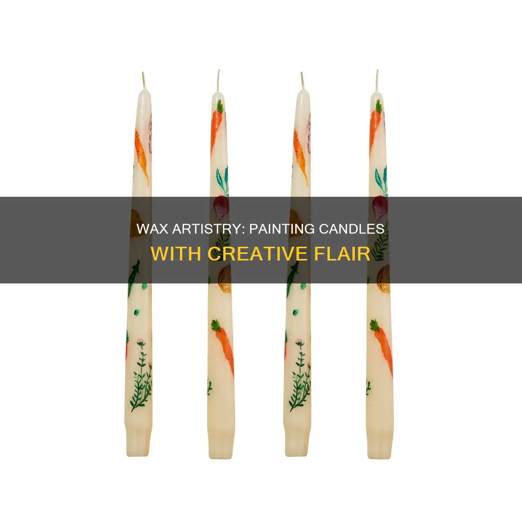 how do you paint candles
