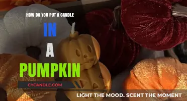 Carve & Glow: Easy Steps to Place a Candle in a Pumpkin