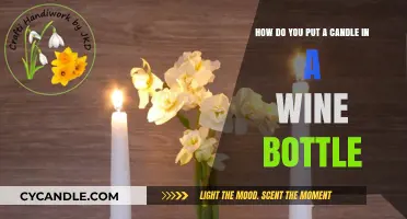 Creative DIY: Inserting a Candle into a Wine Bottle Effortlessly