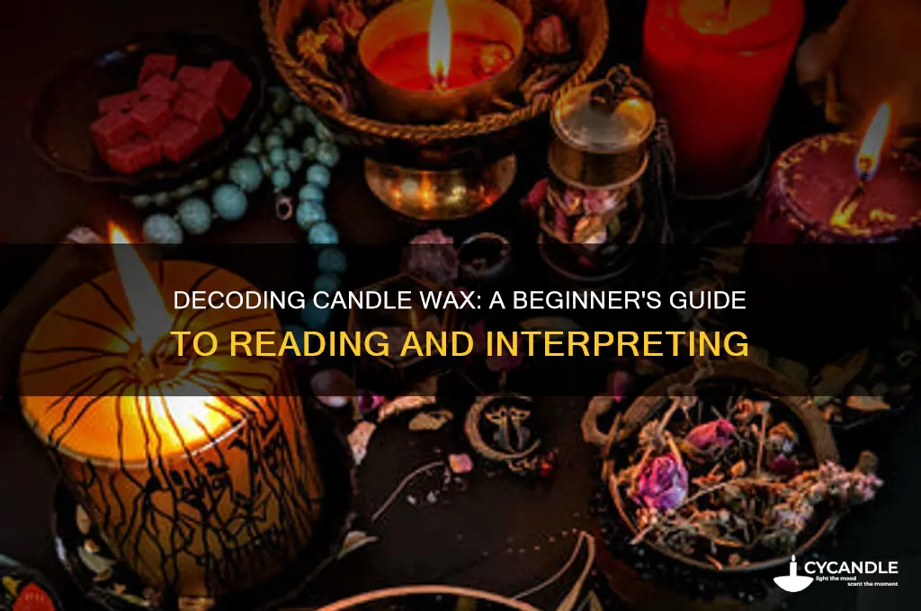 how do you read candle wax