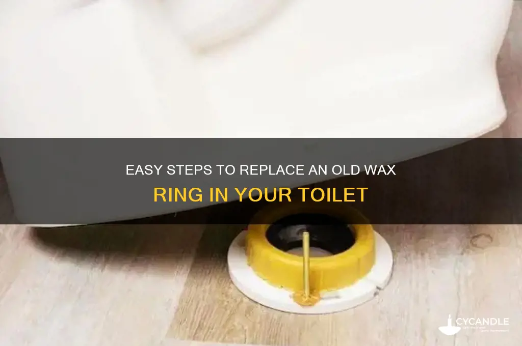 how do you remove an old wax ring