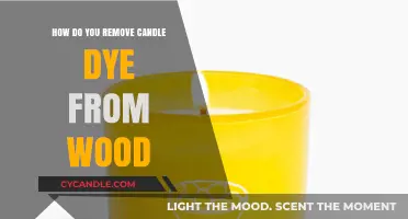 Removing Candle Dye Stains from Wood