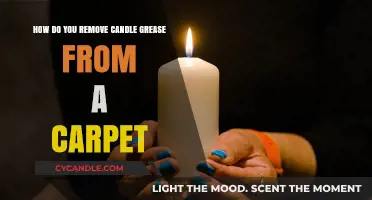Get Candle Wax Out of Your Carpet Easily