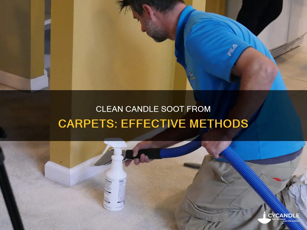 how do you remove candle soot from carpet