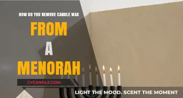 Easy Steps to Clean Candle Wax from Your Menorah