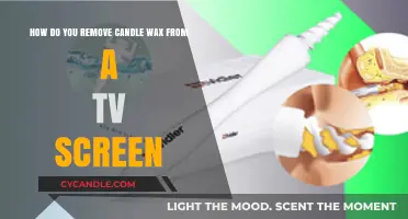 Effective Methods to Safely Remove Candle Wax from TV Screens