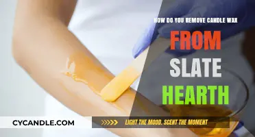 Effective Methods to Remove Candle Wax from Slate Hearth Surfaces