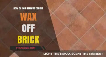 Effective Ways to Remove Candle Wax from Brick Surfaces Easily