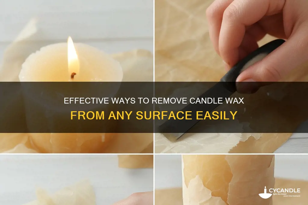 how do you remove candle wax