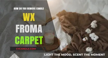 Get Candle Wax Out of Your Carpet Easily