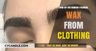 Quick Fixes: Removing Eyebrow Wax Stains from Clothes Easily