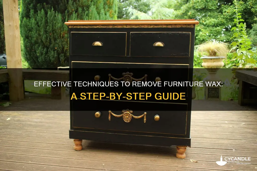how do you remove furniture wax