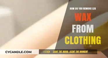 Quick Fixes: Removing Leg Wax Stains from Clothes Easily