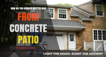 Effective Ways to Remove Melted Wax from Concrete Patios