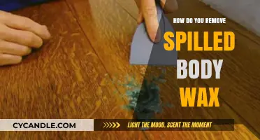 Quick Tips for Removing Spilled Body Wax from Surfaces
