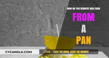 Easy Steps to Remove Wax Cake from a Pan Effortlessly