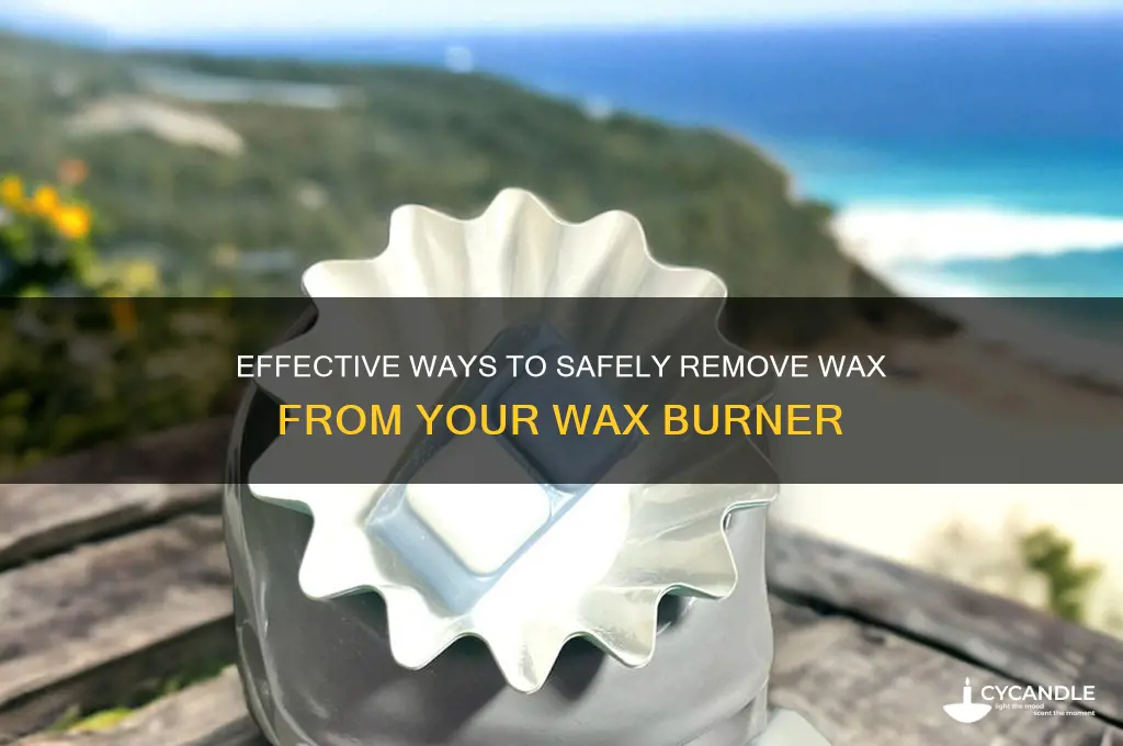 how do you remove wax from a wax burner