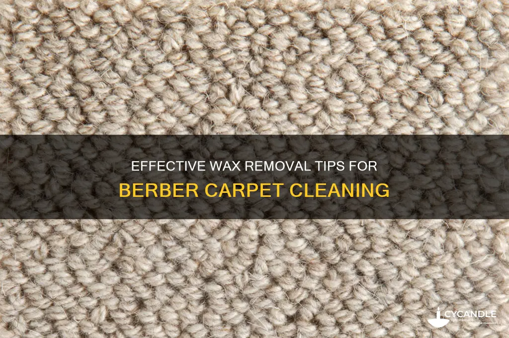 how do you remove wax from berber carpet