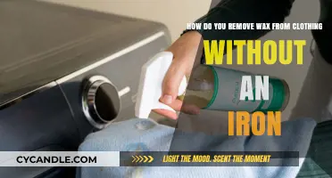 Quick Wax Removal Tips: Iron-Free Solutions for Clean Clothes