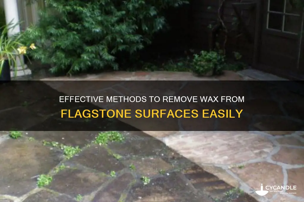 how do you remove wax from flagstone