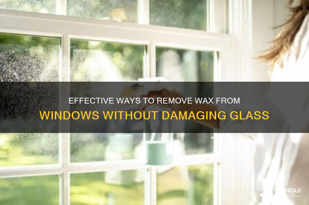 how do you remove wax from windows
