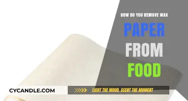 Easy Tips to Safely Remove Wax Paper from Your Food