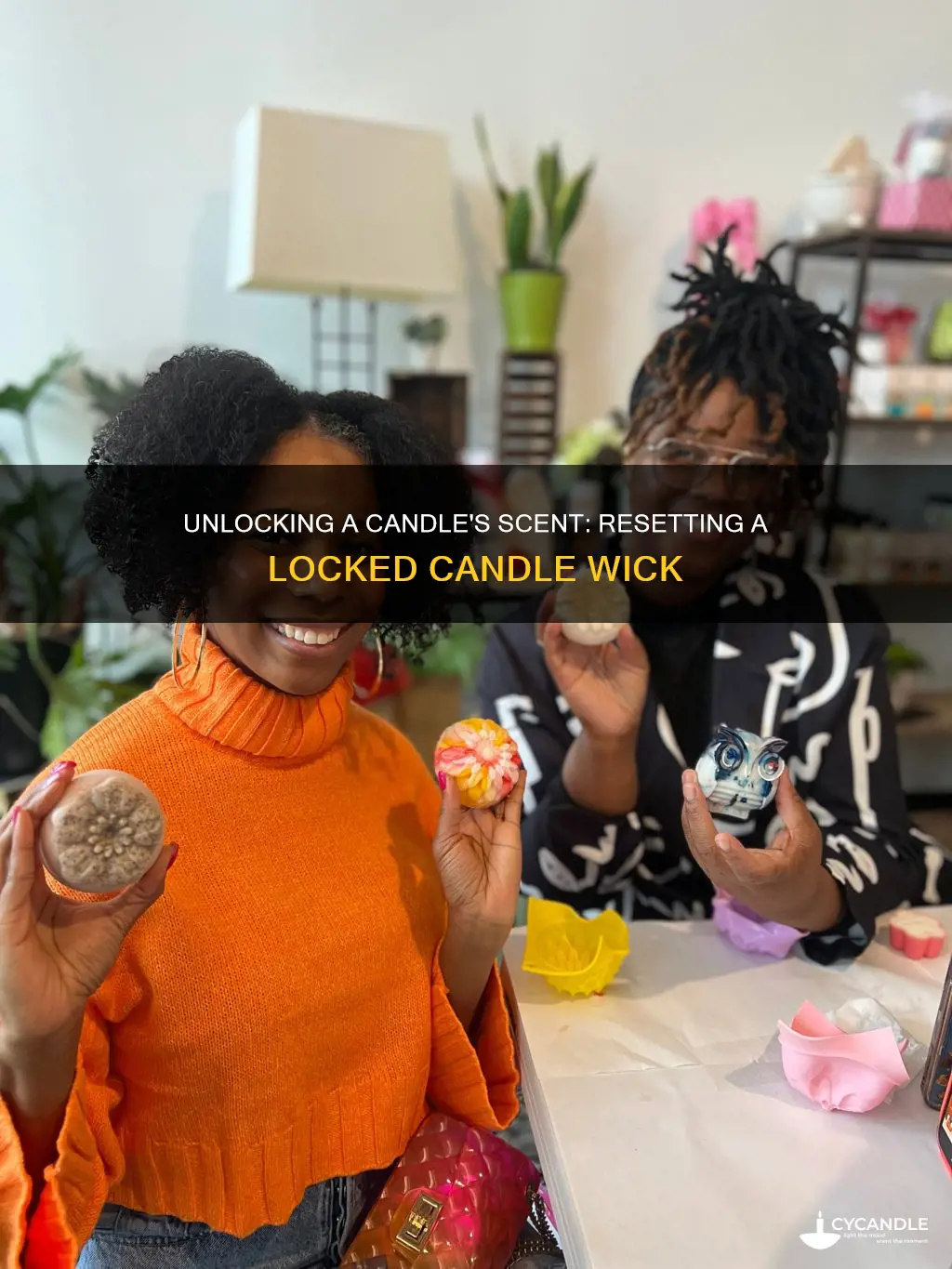 how do you reset a candle candle that is locked