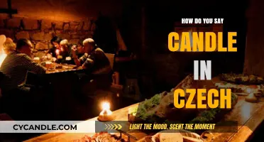 Learn to Say "Candle" in Czech in 5 Minutes