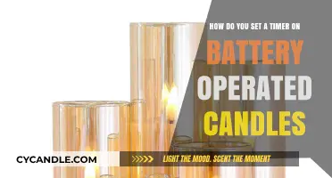 Smart Candles: Setting Timers with Ease