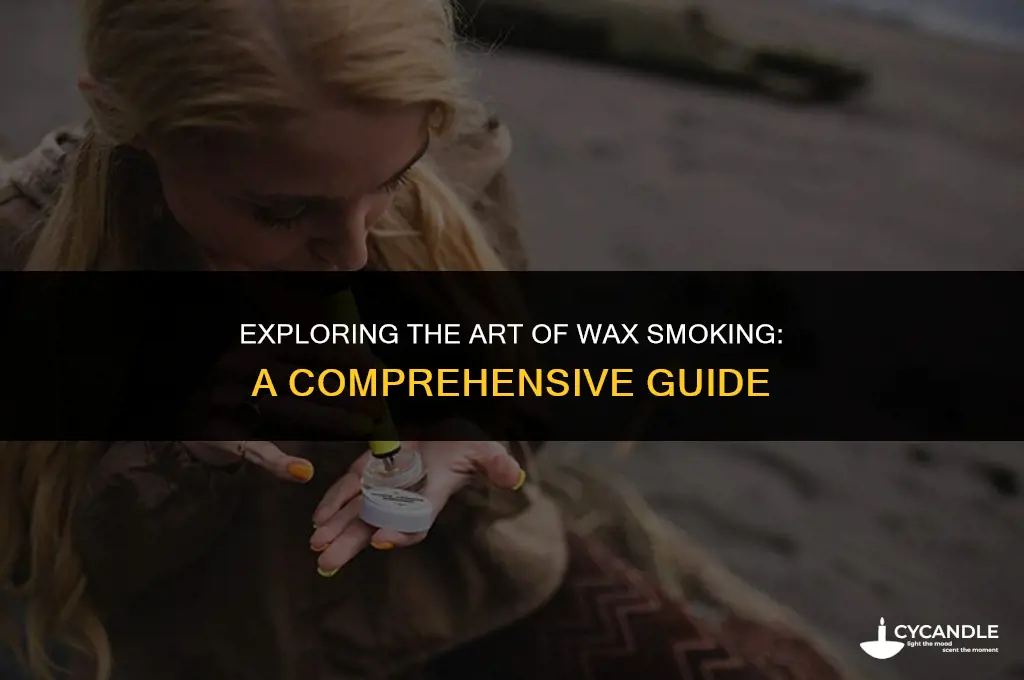 how do you smoke wax