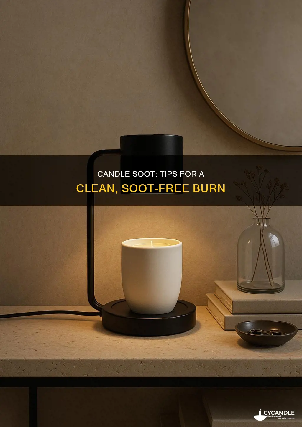 how do you stop soot from candles