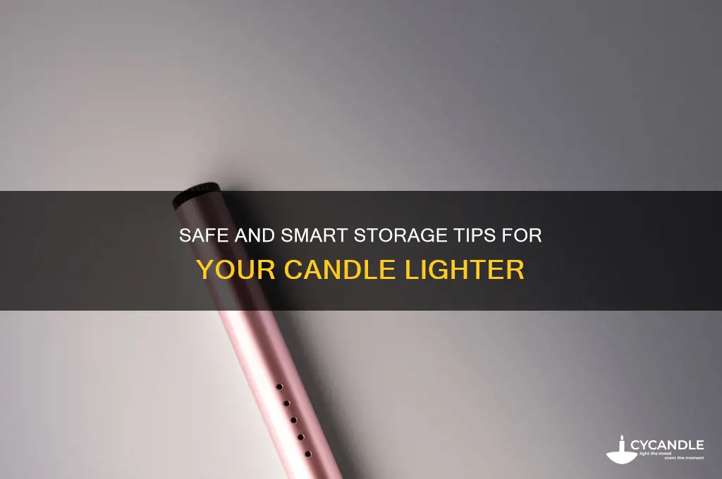 how do you store candle lighter