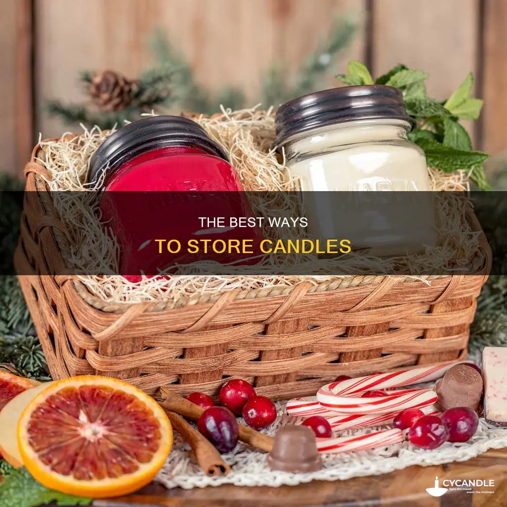 how do you store candles