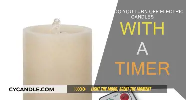 Electric Candles: How to Turn Off Timers Safely