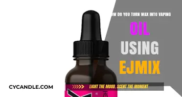 Transforming Wax into Vaping Oil: The EJ Mix Method Unveiled