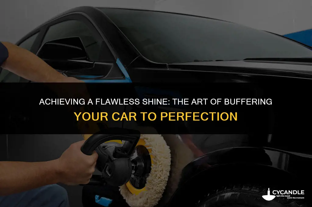 how do you use a buffer to wax a car