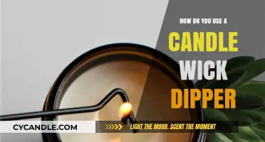 Mastering Candle Care: How to Use a Wick Dipper Effectively
