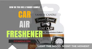 Freshen Your Ride: A Guide to Using Yankee Candle Car Air Fresheners