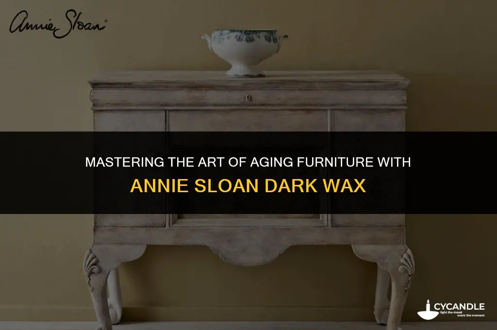 how do you use annie sloan dark wax